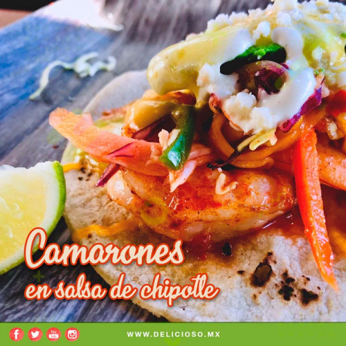 Camarones a la Diabla (Salsa Chipotle Cremosa)