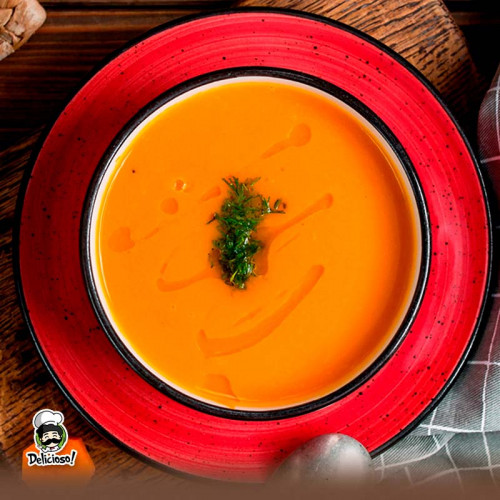 Crema de Zanahoria con Jengibre (Sin Lácteos Opcional)