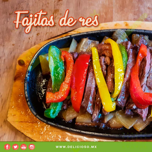Fajitas de Res con Pimientos (Alambre de Res)