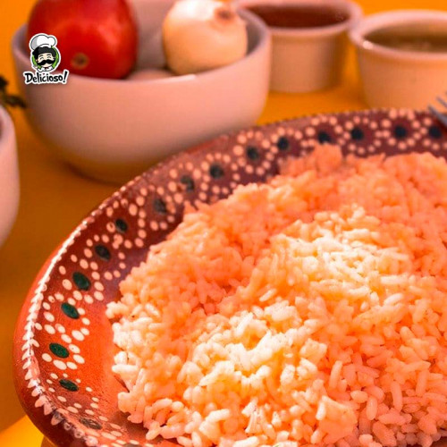 Arroz Rojo Mexicano: Receta Esponjosa (No se bate)