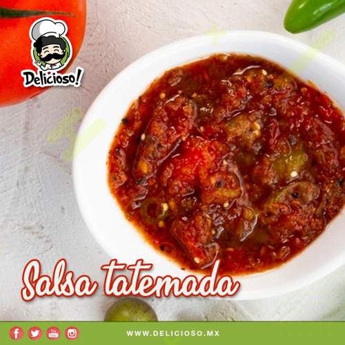 Salsa Tatemada de Molcajete (Chiles Asados)