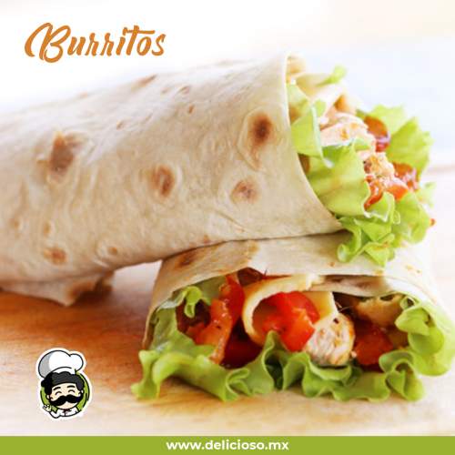 Burritos Norteños de Machaca o Carne Asada