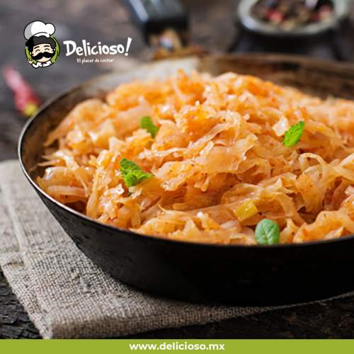 Repollo Guisado a la Mexicana: Guarnición Económica