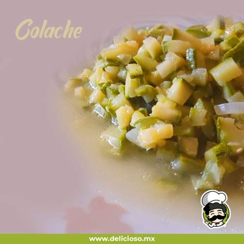 Colache de Calabacitas con Elote y Queso (Guiso)