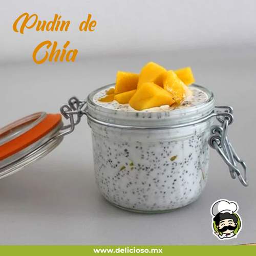 Pudín de Chía con Leche de Coco (Desayuno Fit)