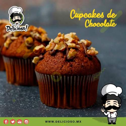 Cupcakes de Chocolate Húmedos con Frosting
