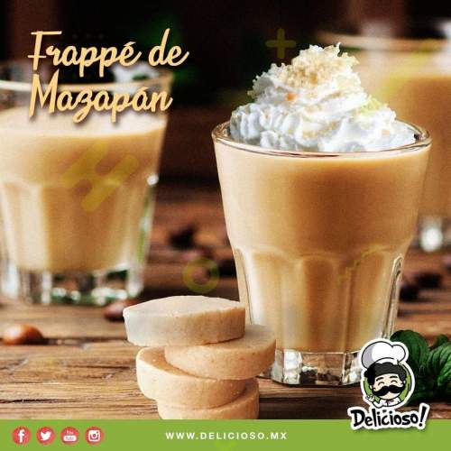 Frappé de Mazapán Cremoso (Estilo Cafetería)